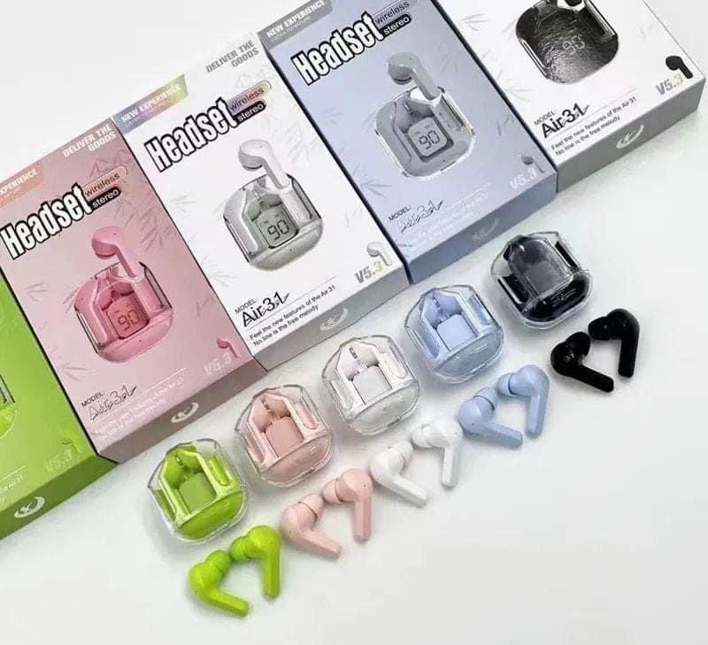 - Air 31 Transparent Digital Earbuds