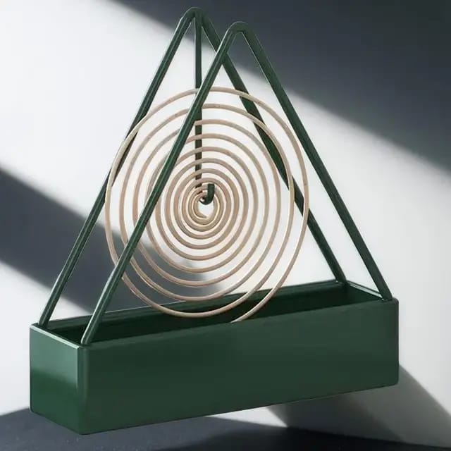 Iron Triangle Mosquito coil Holder wholesale High Quality Stand Usage Home Hotel Restaurant Incense Plate Safety